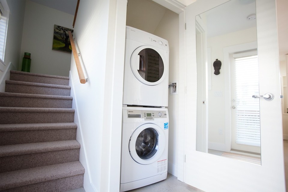 Traditional in style, this new laneway house fits in with its neighbors. It has 2 bedrooms in 670 sq ft. | www.facebook.com/SmallHouseBliss