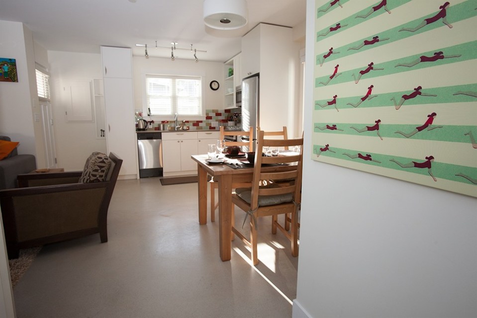 Traditional in style, this new laneway house fits in with its neighbors. It has 2 bedrooms in 670 sq ft. | www.facebook.com/SmallHouseBliss