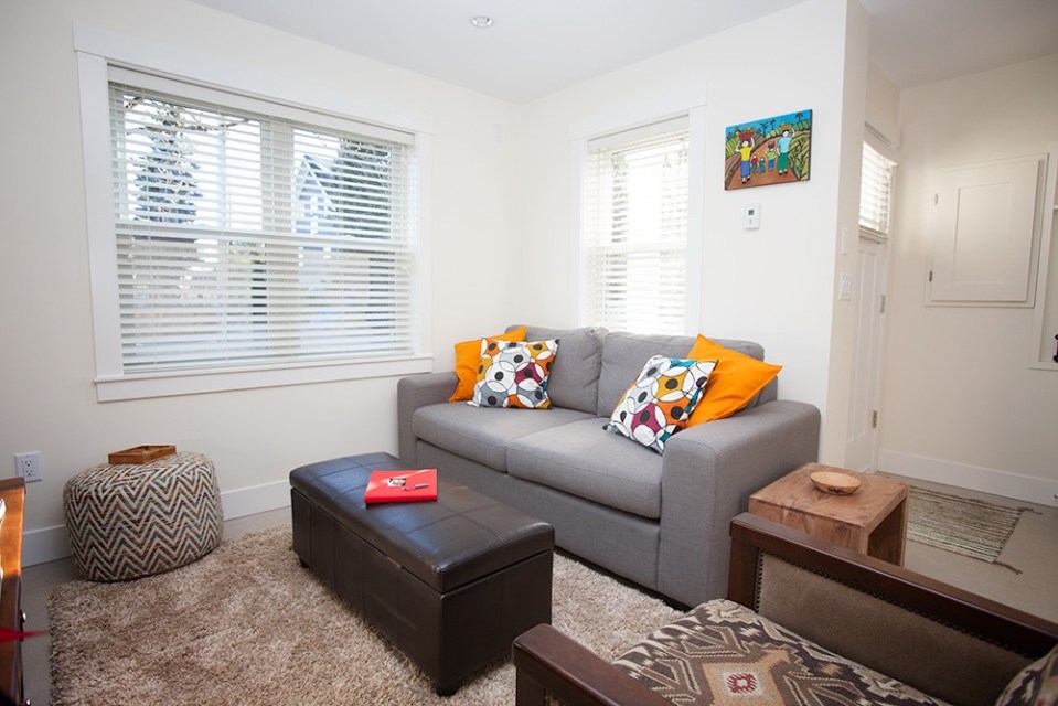 Traditional in style, this new laneway house fits in with its neighbors. It has 2 bedrooms in 670 sq ft. | www.facebook.com/SmallHouseBliss