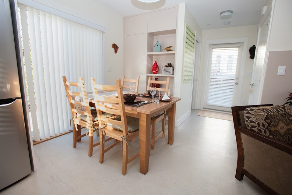 Traditional in style, this new laneway house fits in with its neighbors. It has 2 bedrooms in 670 sq ft. | www.facebook.com/SmallHouseBliss