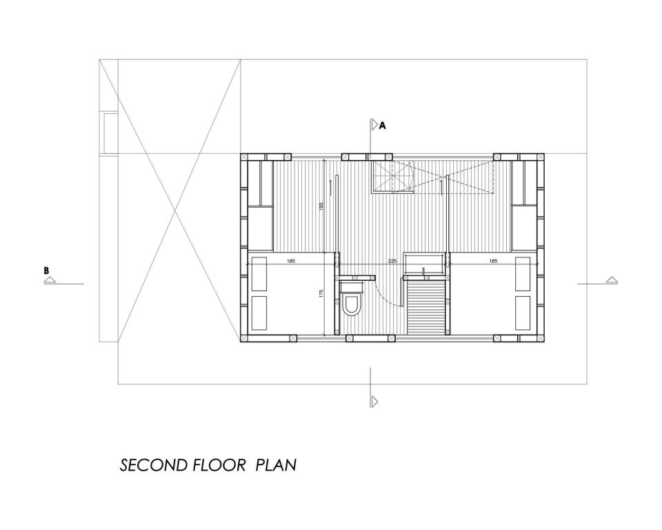A low-cost "surf shack" cabin overlooking the ocean in Chile. Shared by two brothers, it has two small bedrooms in 555 sq ft. | www.facebook.com/SmallHouseBliss