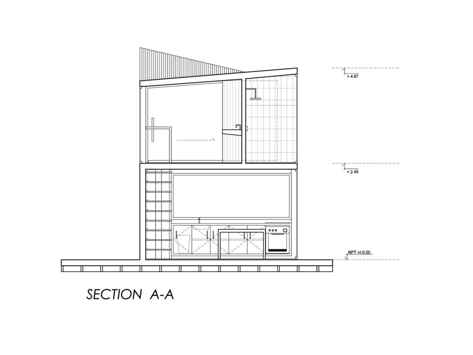 A low-cost "surf shack" cabin overlooking the ocean in Chile. Shared by two brothers, it has two small bedrooms in 555 sq ft. | www.facebook.com/SmallHouseBliss
