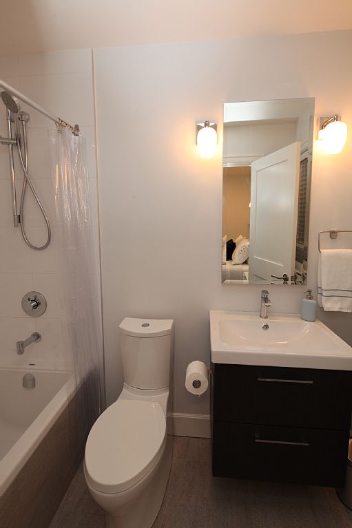 Buttercup Guest House, a 780 sq ft backyard cottage with a bedroom and bathroom on both floors. | www.facebook.com/SmallHouseBliss