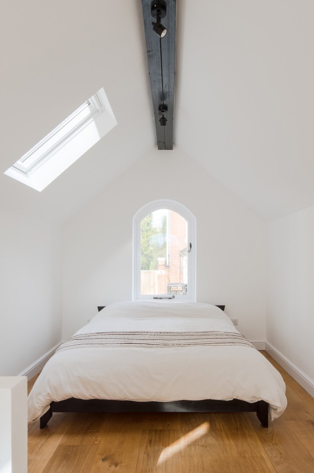 This Victorian-era brick coach house was converted into an inspiring home and studio for a writer. | www.facebook.com/SmallHouseBliss