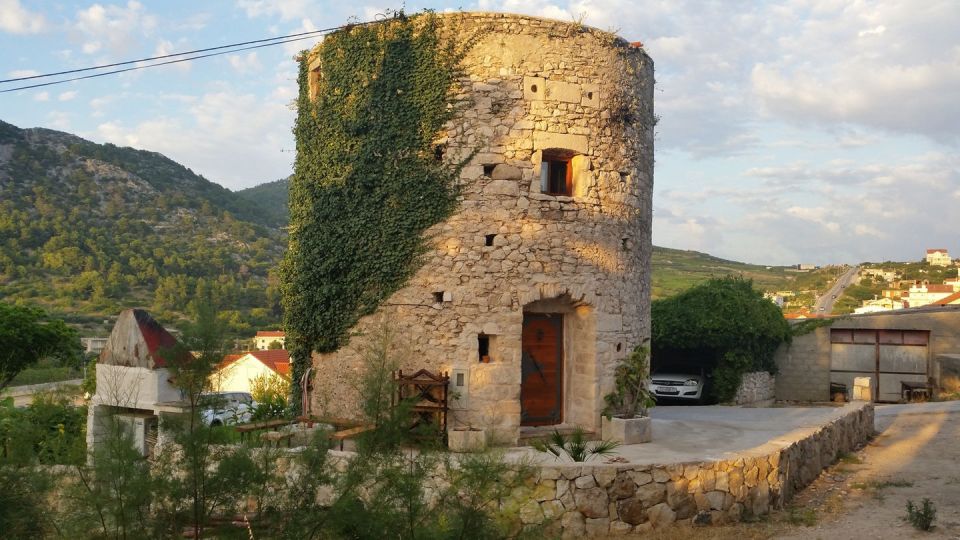 The ruins of a stone windmill, built in 1761, were restored and turned into this small tower residence. | www.facebook.com/SmallHouseBliss
