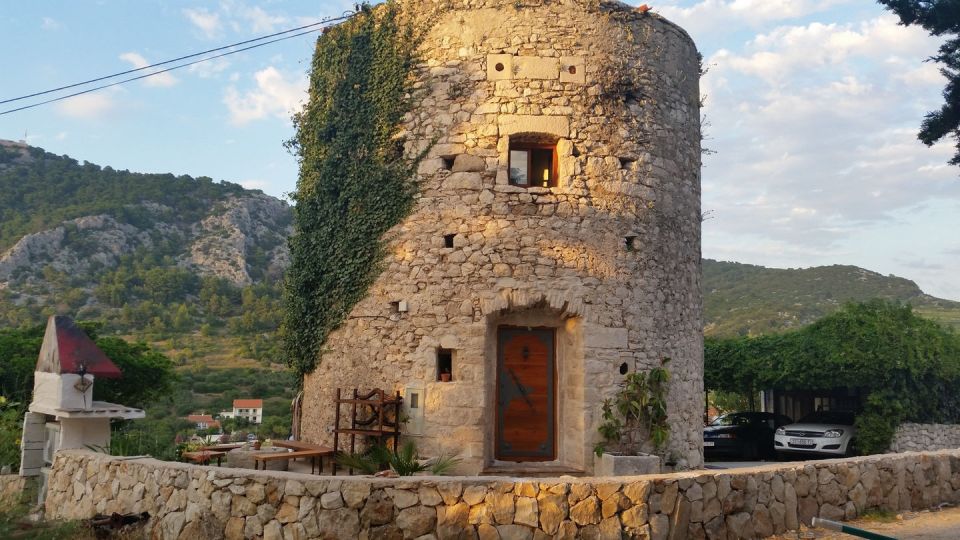 The ruins of a stone windmill, built in 1761, were restored and turned into this small tower residence. | www.facebook.com/SmallHouseBliss