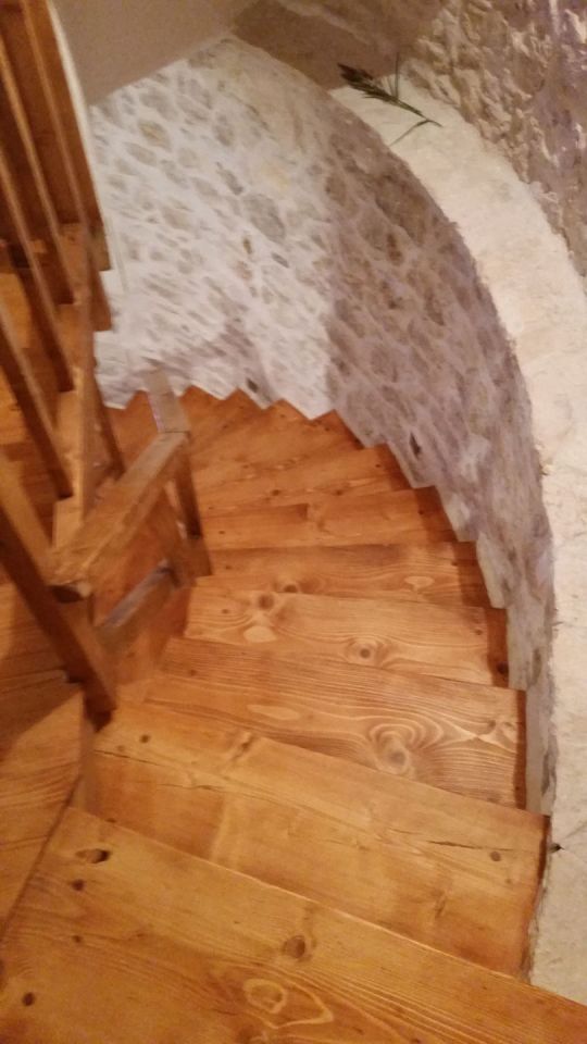 The ruins of a stone windmill, built in 1761, were restored and turned into this small tower residence. | www.facebook.com/SmallHouseBliss