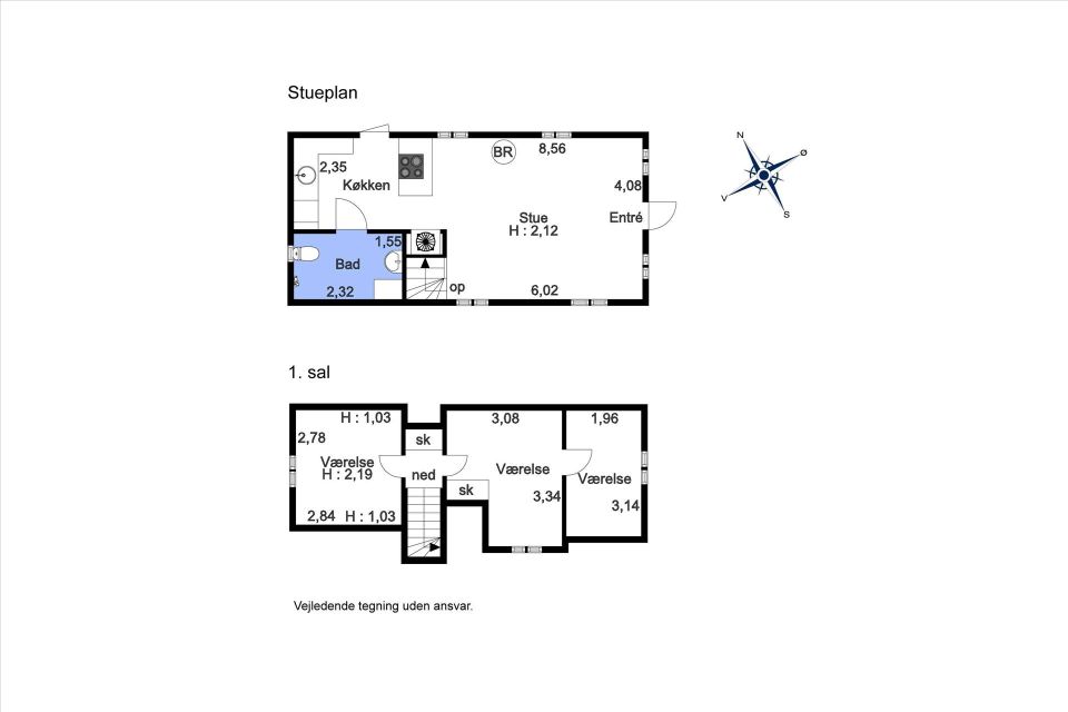 This 80-year-old thatched cottage in Denmark sits in the coastal dunes by the North Sea. It has two bedrooms in 753 sq ft. | www.facebook.com/SmallHouseBliss