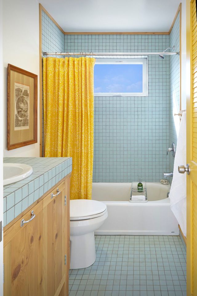 Many cost-saving strategies were used in the design and construction of this small beach cottage in California. | www.facebook.com/SmallHouseBliss