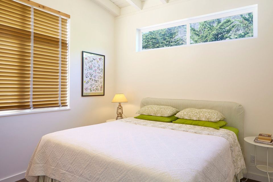 Many cost-saving strategies were used in the design and construction of this small beach cottage in California. | www.facebook.com/SmallHouseBliss