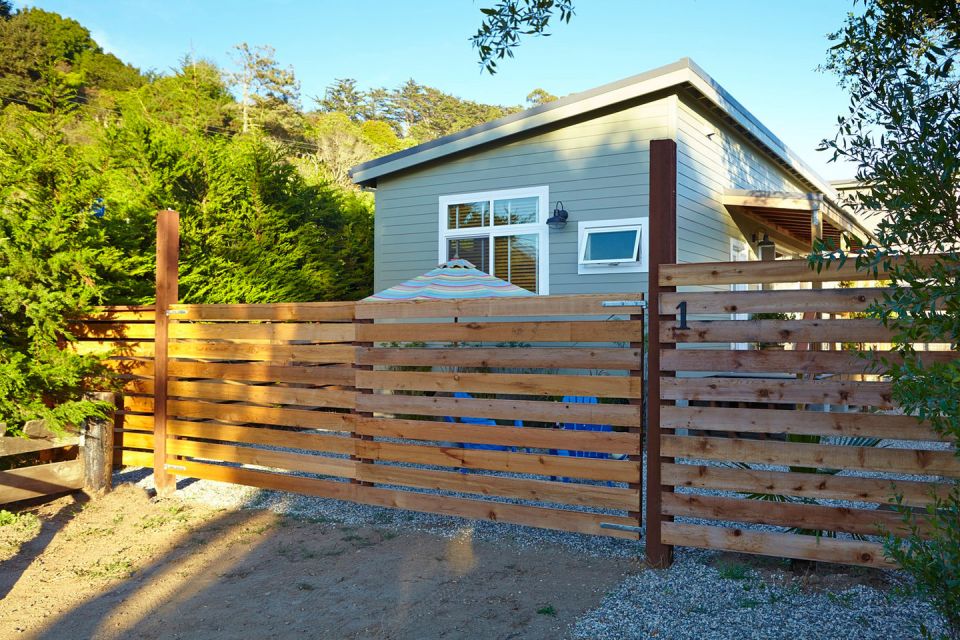 Many cost-saving strategies were used in the design and construction of this small beach cottage in California. | www.facebook.com/SmallHouseBliss