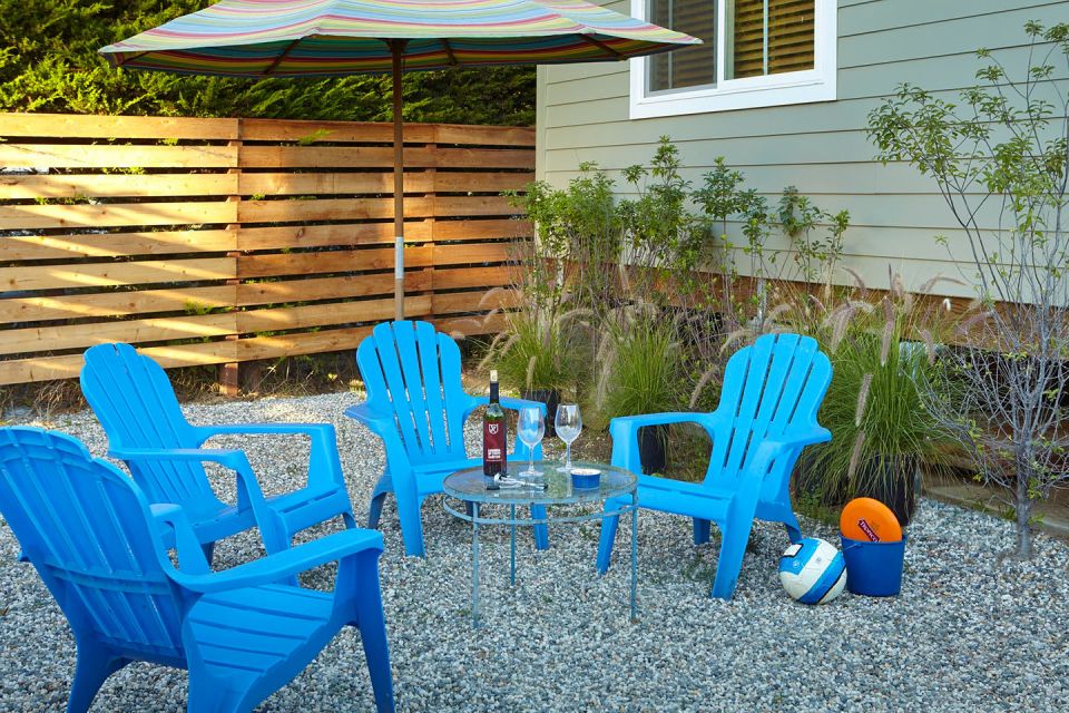Many cost-saving strategies were used in the design and construction of this small beach cottage in California. | www.facebook.com/SmallHouseBliss