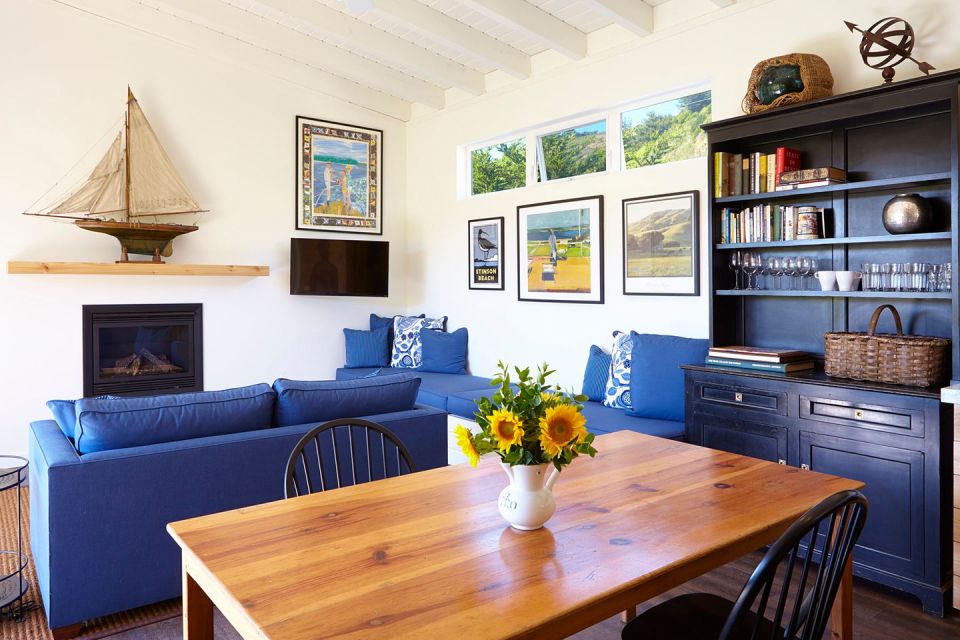 Many cost-saving strategies were used in the design and construction of this small beach cottage in California. | www.facebook.com/SmallHouseBliss