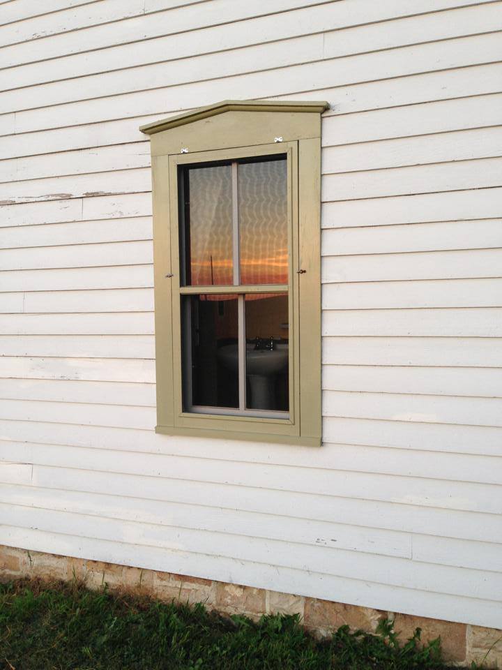 Trout River Log Cabin is over 150 years old. Originally a school, it has twice been disassembled, moved and put back together. | www.facebook.com/SmallHouseBliss