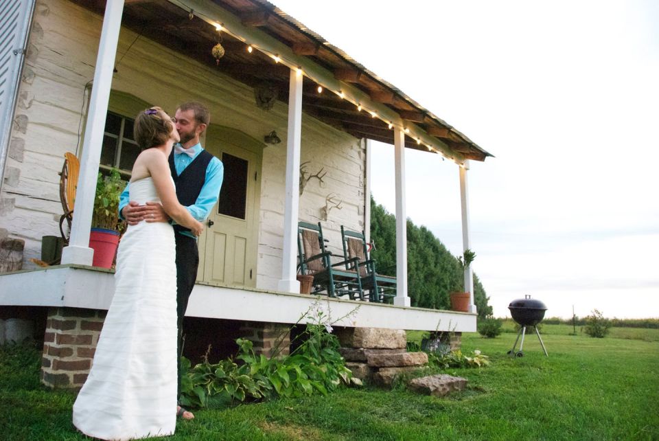Trout River Log Cabin is over 150 years old. Originally a school, it has twice been disassembled, moved and put back together. | www.facebook.com/SmallHouseBliss