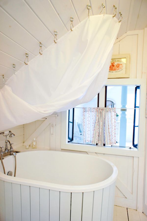 A 100-year-old barn converted into a small house with one bedroom in 650 sq ft. | www.facebook.com/SmallHouseBliss