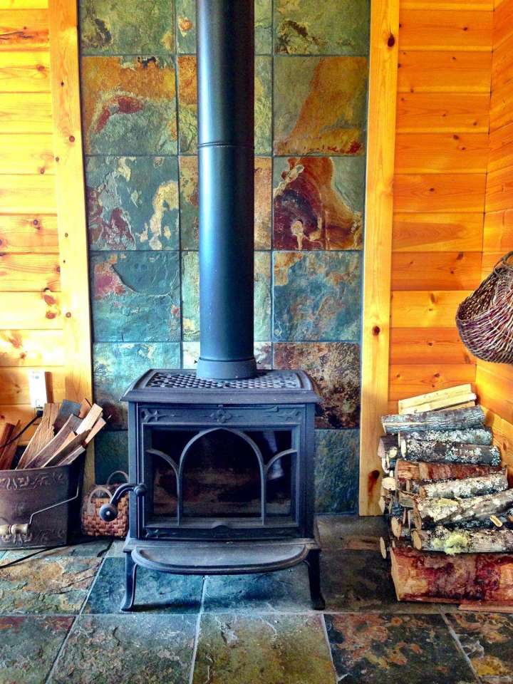 The Pond Cottage, a small cabin tucked into a secluded forest meadow. Inside it has 400 sq ft on the main floor plus a loft bedroom. | www.facebook.com/SmallHouseBliss