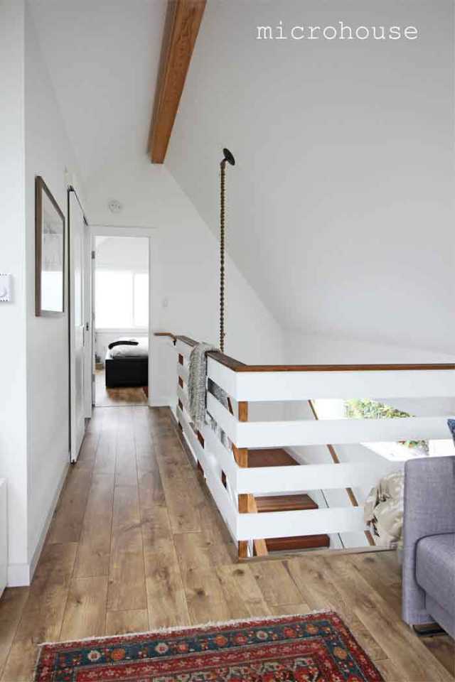 This contemporary backyard cottage in Seattle was designed to take advantage of natural light. It has one bedroom and a study in 800 sq ft. | www.facebook.com/SmallHouseBliss