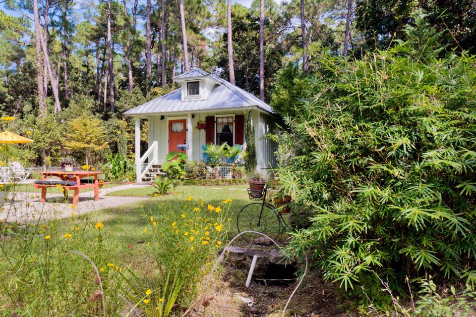 The "Tale Inn", a Southern-style one-bedroom cottage with pleasing proportions, welcoming front porch and authentic architectural details. | www.facebook.com/SmallHouseBliss
