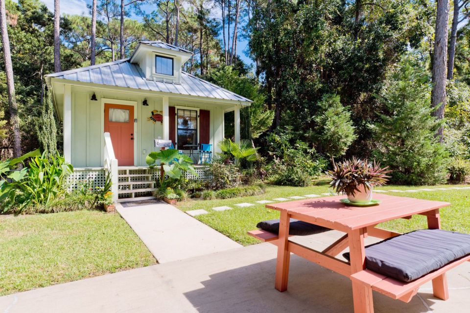 The "Tale Inn", a Southern-style one-bedroom cottage with pleasing proportions, welcoming front porch and authentic architectural details. | www.facebook.com/SmallHouseBliss