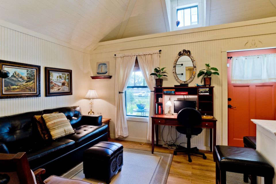 The "Tale Inn", a Southern-style one-bedroom cottage with pleasing proportions, welcoming front porch and authentic architectural details. | www.facebook.com/SmallHouseBliss